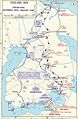 карта боевых действий в Советско-финской войне